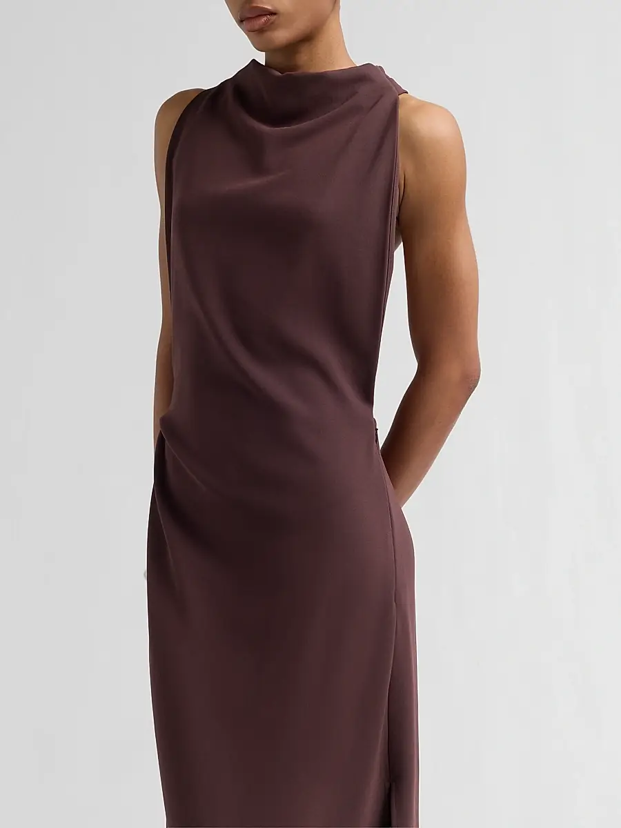 Proenza Schouler Women's Selena Double-Face Crepe Maxi Dress | Thumbnail 5 Proenza Schouler Women's Selena Double-Face Crepe Maxi Dress | Thumbnail 5