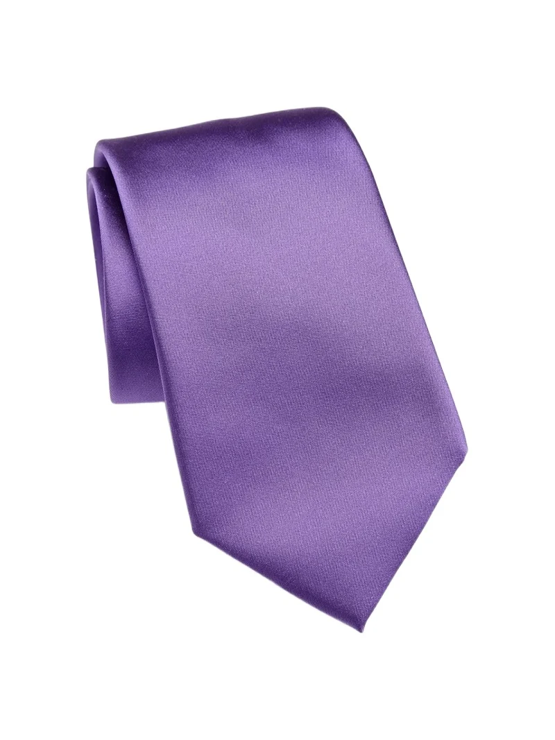 Ralph Lauren Purple Label Solid Silk Tie