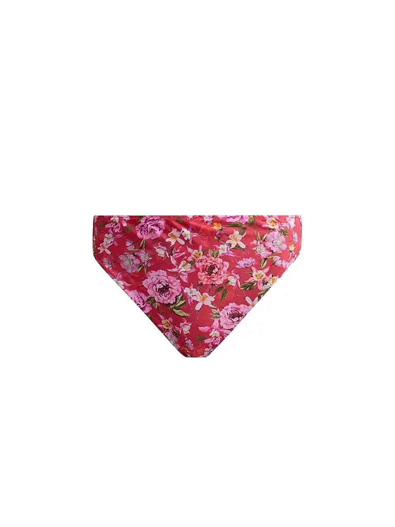 PatBo Women's Peony Print High-Waisted Bikini Bottom | Image 1 PatBo Women's Peony Print High-Waisted Bikini Bottom | Image 1