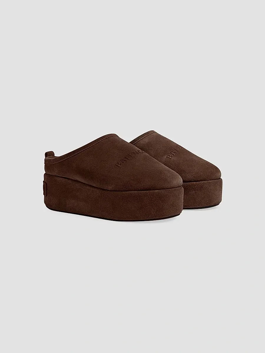 Balenciaga Women's Alaska Soft Platform Mules | Thumbnail 2