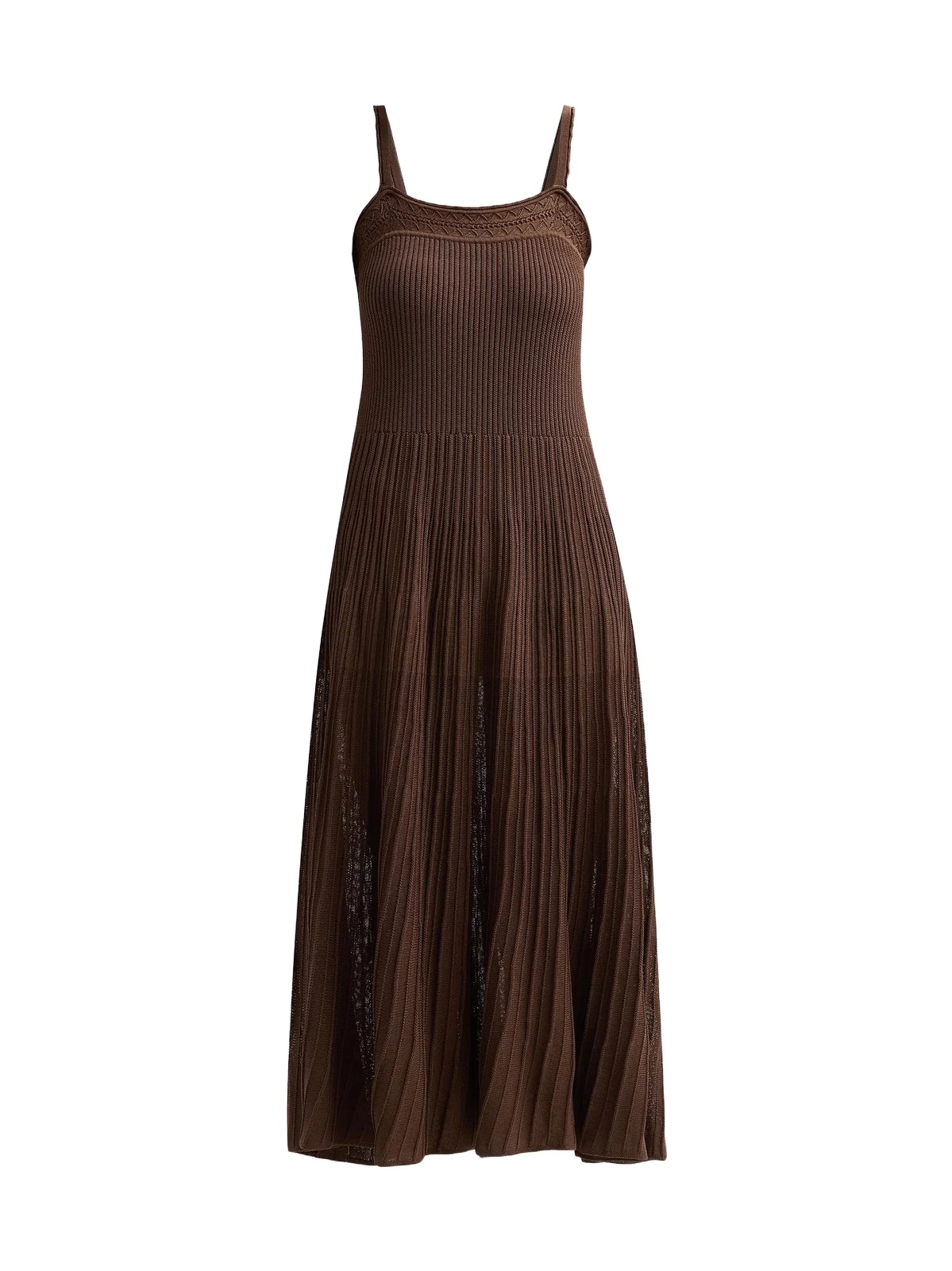 Ba&sh Women's Noto Pointelle-Knit A-Line Knee-Length Dress