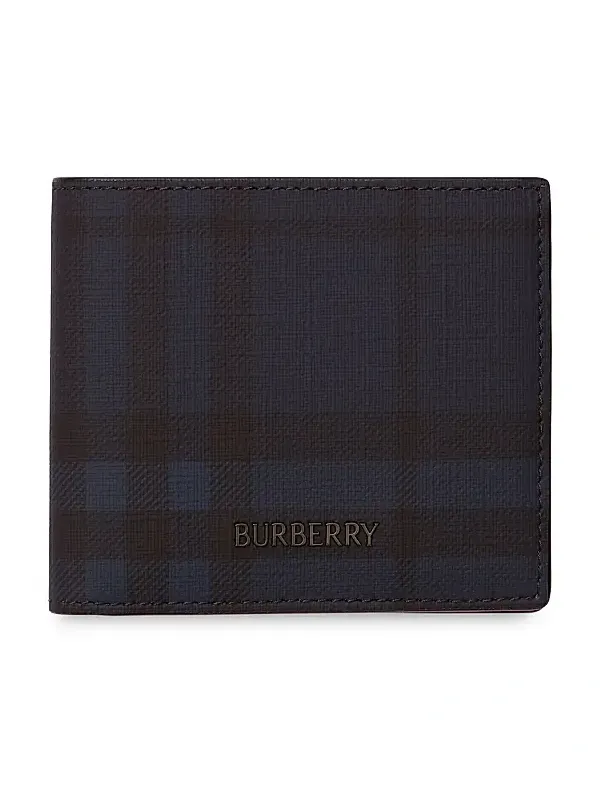 Men's City Check Bifold Wallet