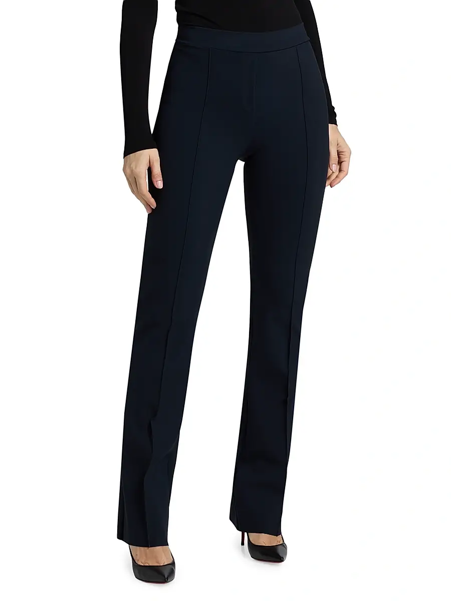Chiara Boni La Petite Robe Women's Maren Crease-Front Pants | Thumbnail 3