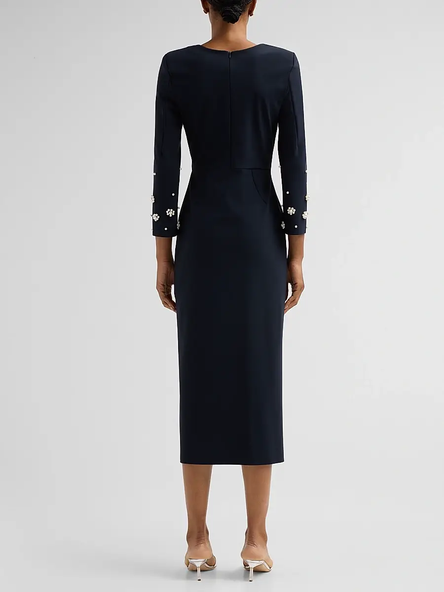 Chiara Boni La Petite Robe Women's Aquari Embellished Midi Dress | Thumbnail 3 Chiara Boni La Petite Robe Women's Aquari Embellished Midi Dress | Thumbnail 3