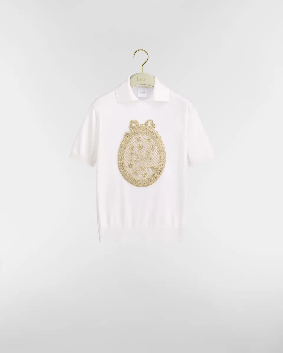 Dior Dioriviera Dior Médaillon Short-Sleeved Sweater | Thumbnail 2 Dior Dioriviera Dior Médaillon Short-Sleeved Sweater | Thumbnail 2