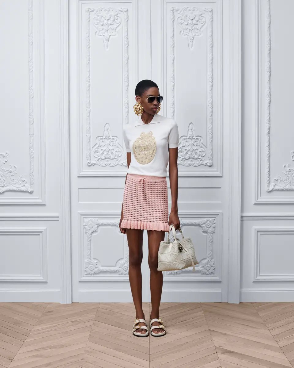 Dior Dioriviera Dior Médaillon Short-Sleeved Sweater | Thumbnail 3 Dior Dioriviera Dior Médaillon Short-Sleeved Sweater | Thumbnail 3
