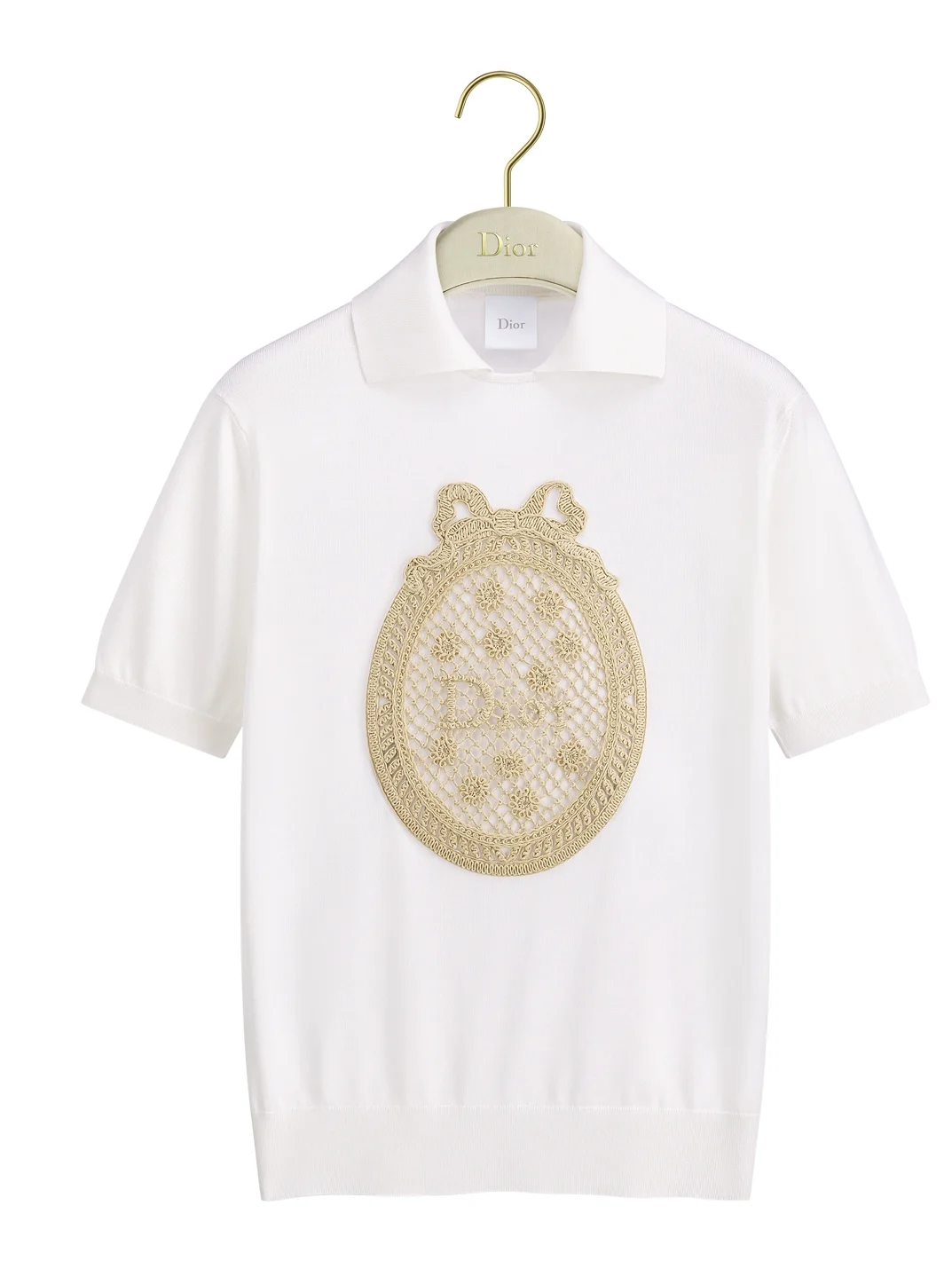 Dior Dioriviera Dior Médaillon Short-Sleeved Sweater