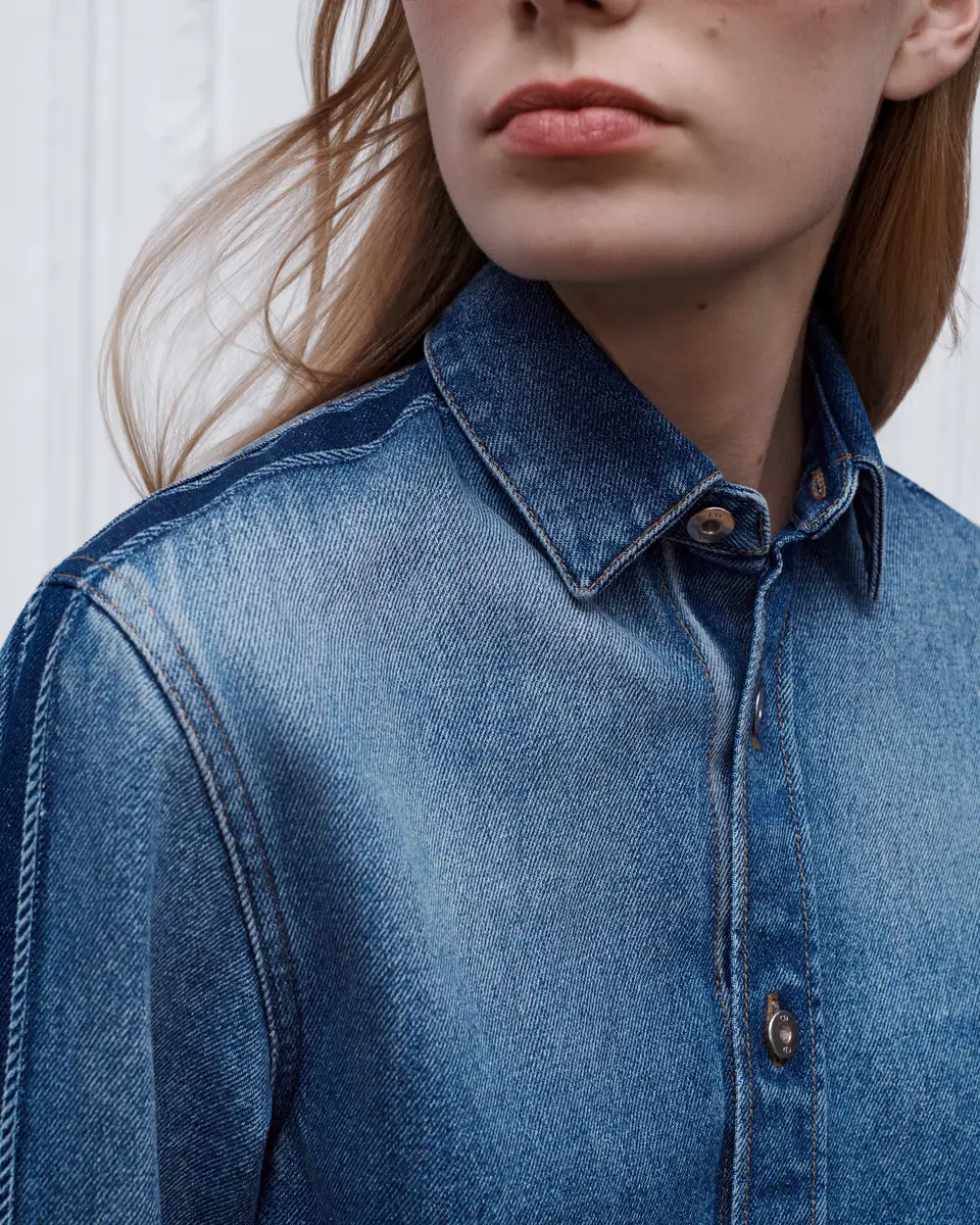 Dior Blue Stonewashed Cotton Denim | Thumbnail 5 Dior Blue Stonewashed Cotton Denim | Thumbnail 5