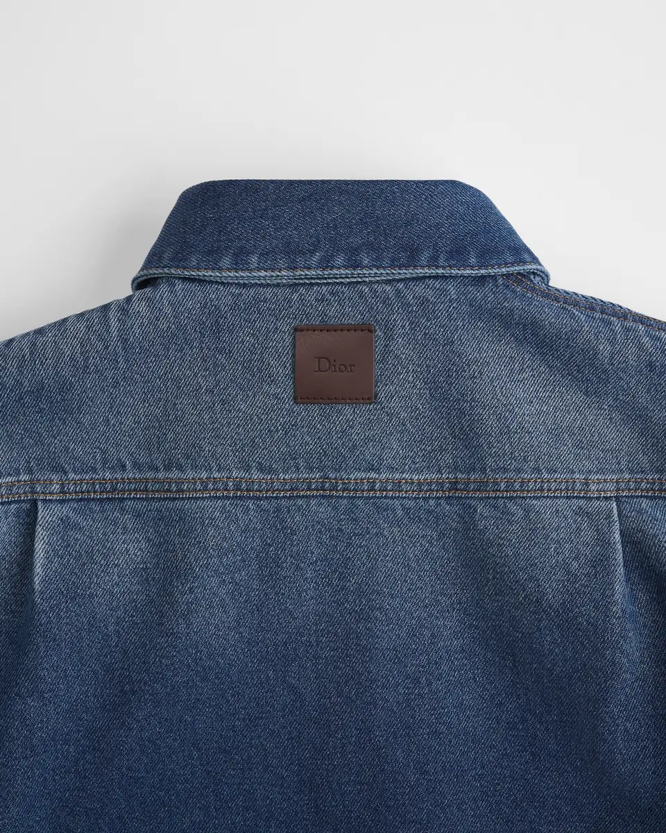 Dior Blue Stonewashed Cotton Denim | Thumbnail 6 Dior Blue Stonewashed Cotton Denim | Thumbnail 6