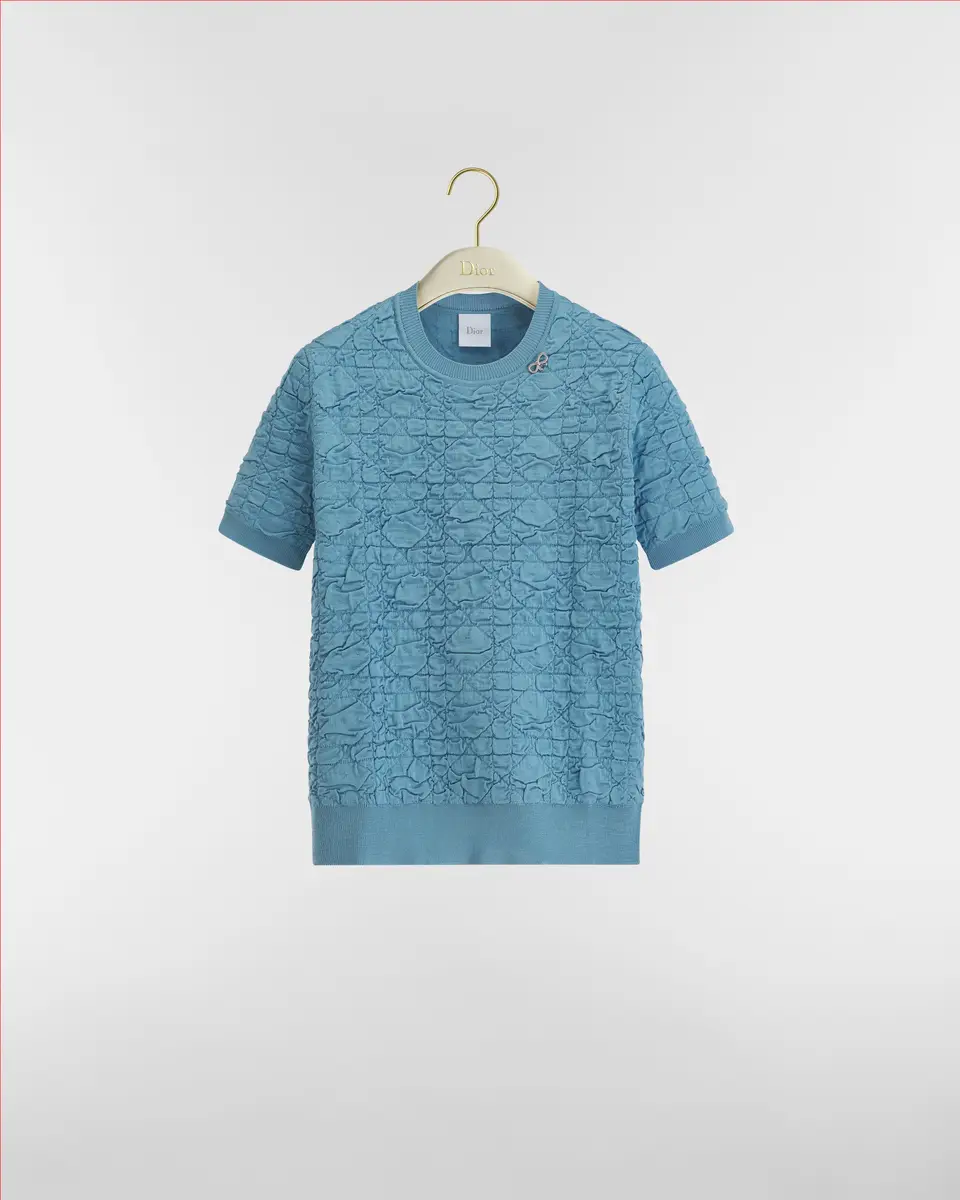 Dior Macrocannage Short-Sleeved Sweater | Thumbnail 2