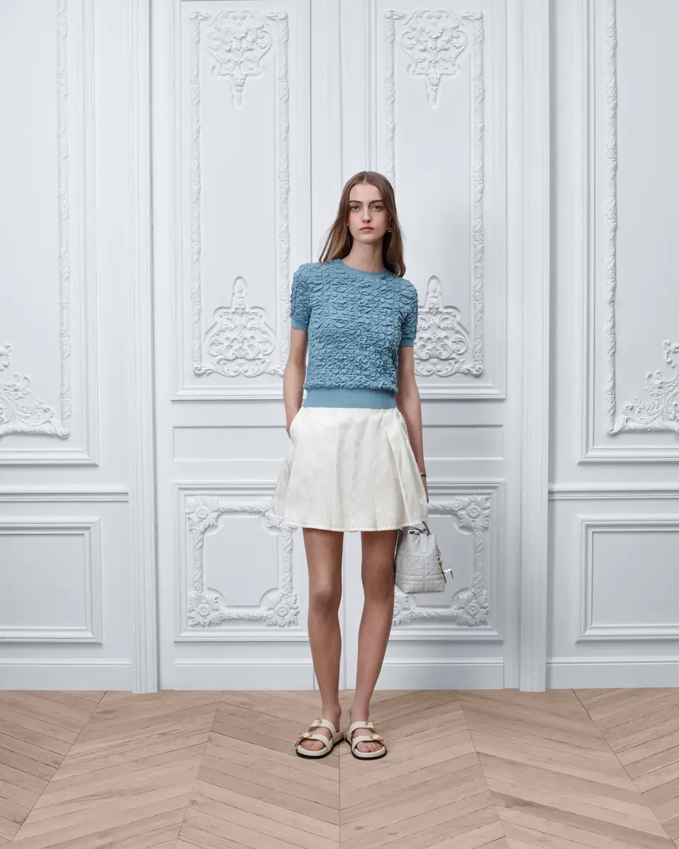 Dior Macrocannage Short-Sleeved Sweater | Thumbnail 3