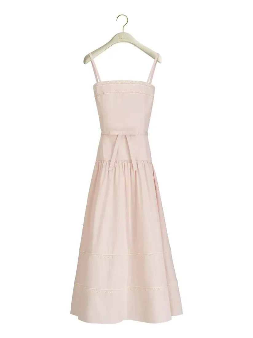 Mid-Length Flared Dress with Belt Mid-Length Flared Dress with Belt