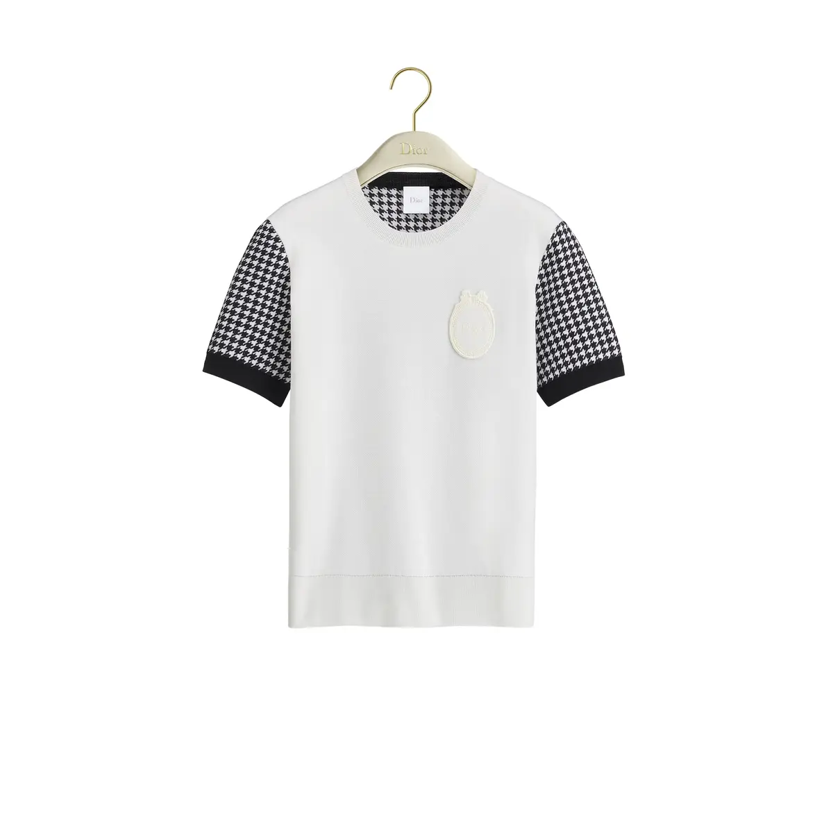 Dior Dior Médaillon Short-Sleeved Sweater | Image 1 Dior Dior Médaillon Short-Sleeved Sweater | Image 1