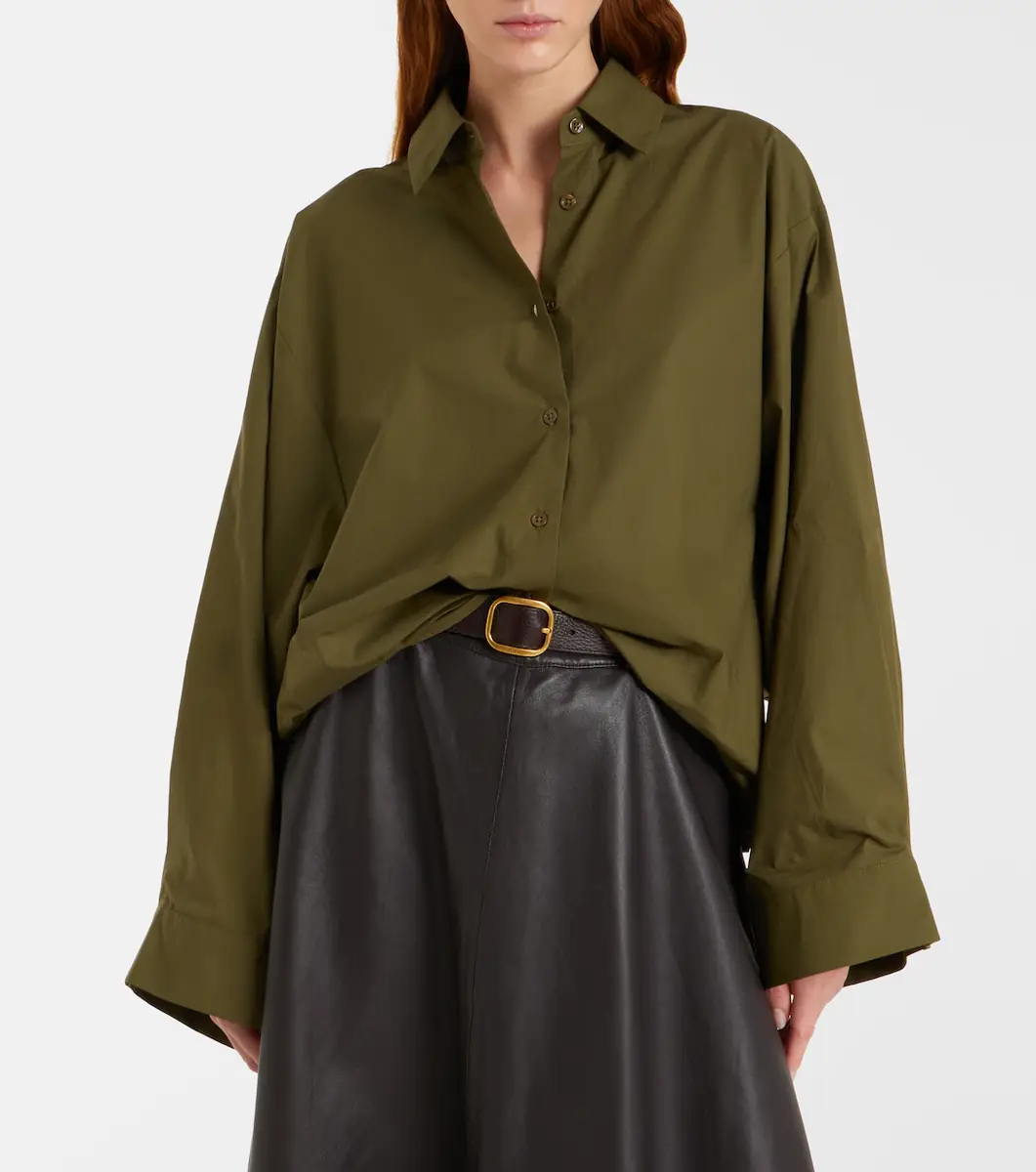 The Frankie Shop Tila oversized cotton shirt | Thumbnail 2 The Frankie Shop Tila oversized cotton shirt | Thumbnail 2