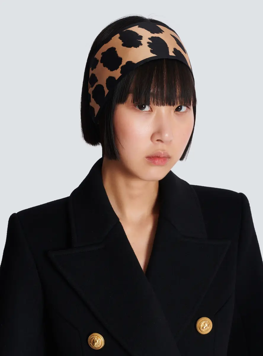Balmain Leopard print silk bandana | Thumbnail 2 Balmain Leopard print silk bandana | Thumbnail 2