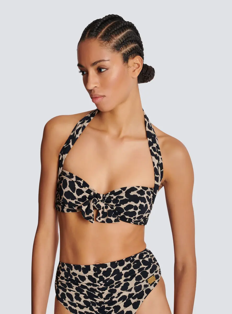 Balmain Two-piece leopard pattern swimsuit | Thumbnail 5 Balmain Two-piece leopard pattern swimsuit | Thumbnail 5