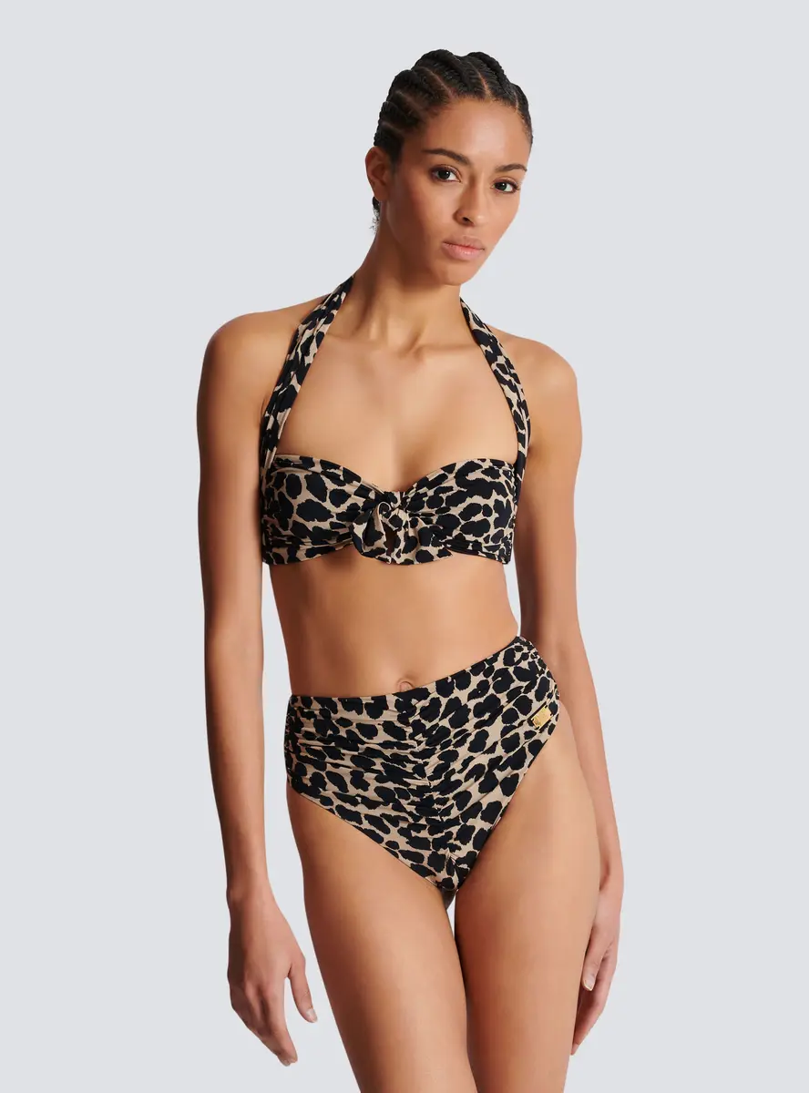 Balmain Two-piece leopard pattern swimsuit | Thumbnail 7 Balmain Two-piece leopard pattern swimsuit | Thumbnail 7