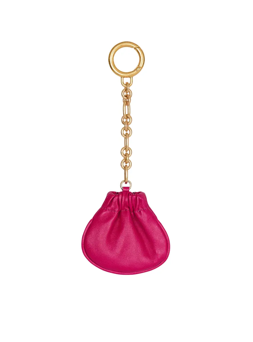 Balmain Pulse leather key ring | Thumbnail 3