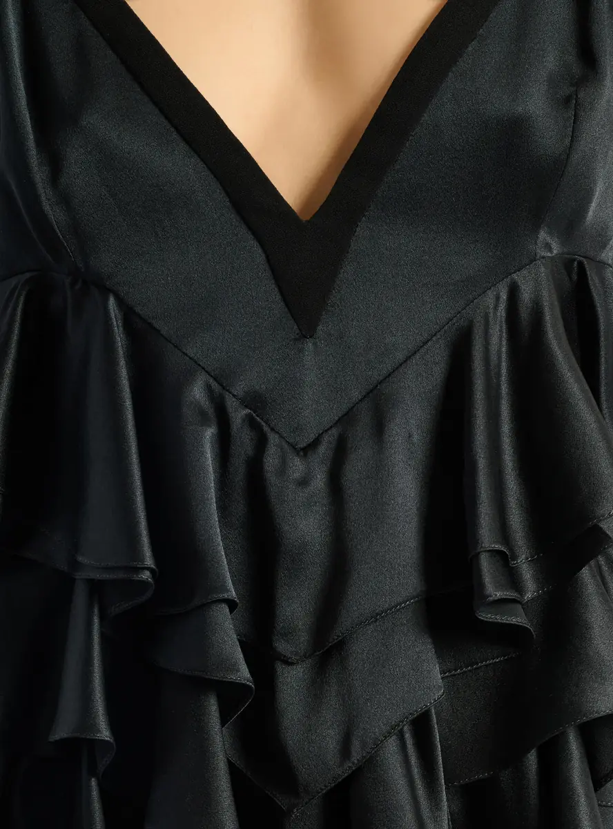 Balmain Satin top with thin straps | Thumbnail 6 Balmain Satin top with thin straps | Thumbnail 6