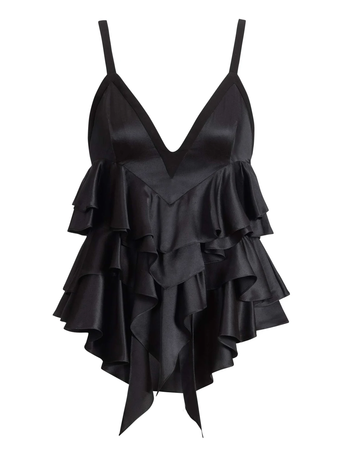 Balmain Satin top with thin straps