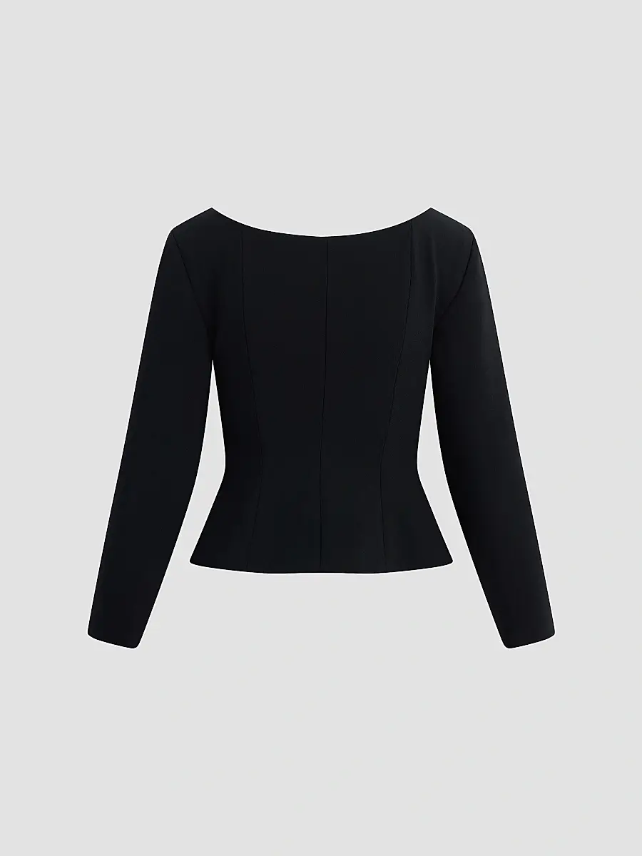 Favorite Daughter Women's The Reveal Tailored Peplum Blazer | Thumbnail 3 Favorite Daughter Women's The Reveal Tailored Peplum Blazer | Thumbnail 3