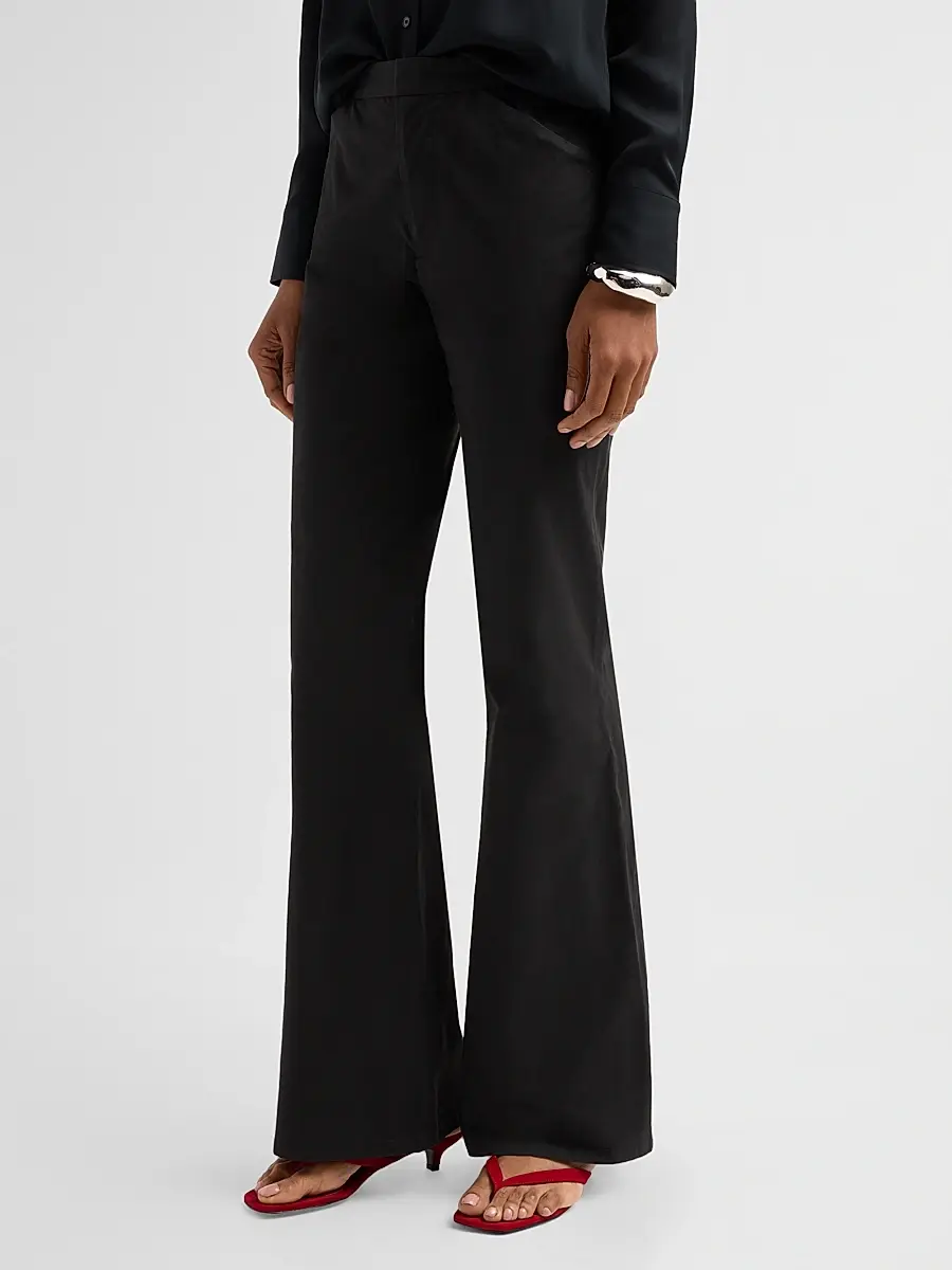 Vince Women's Stretch Cotton Flare Pants | Thumbnail 4