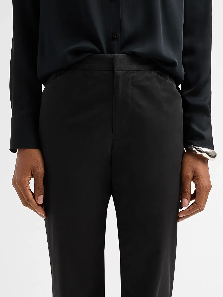 Vince Women's Stretch Cotton Flare Pants | Thumbnail 5