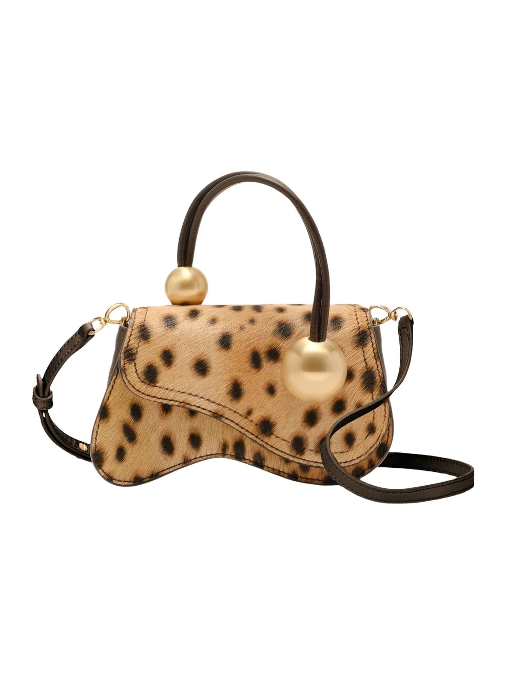 Cult Gaia Women's Kazia Nano Cheetah Print Hair-On-Hide Crossbody Bag