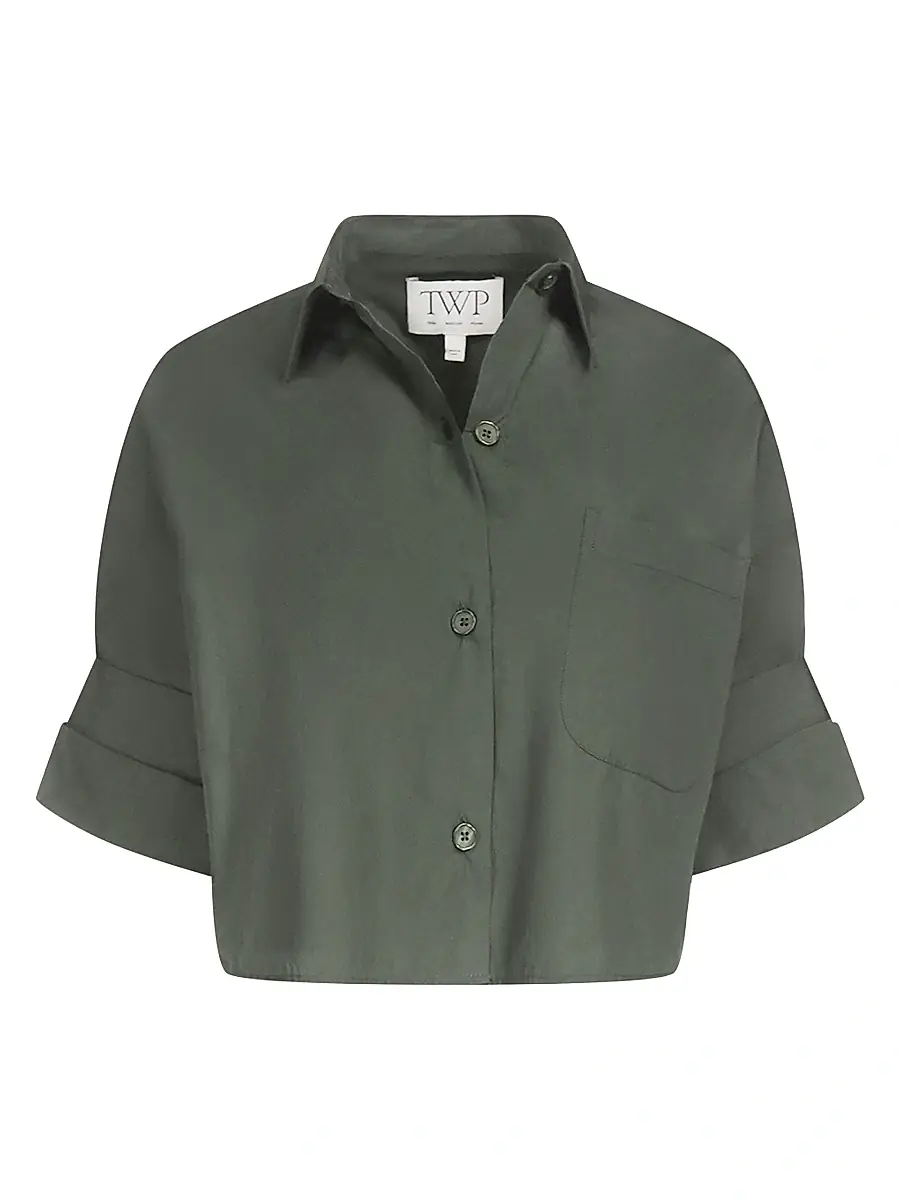 TWP Women's Next Ex Cotton Shirt - Rosin | Image 1 TWP Women's Next Ex Cotton Shirt - Rosin | Image 1