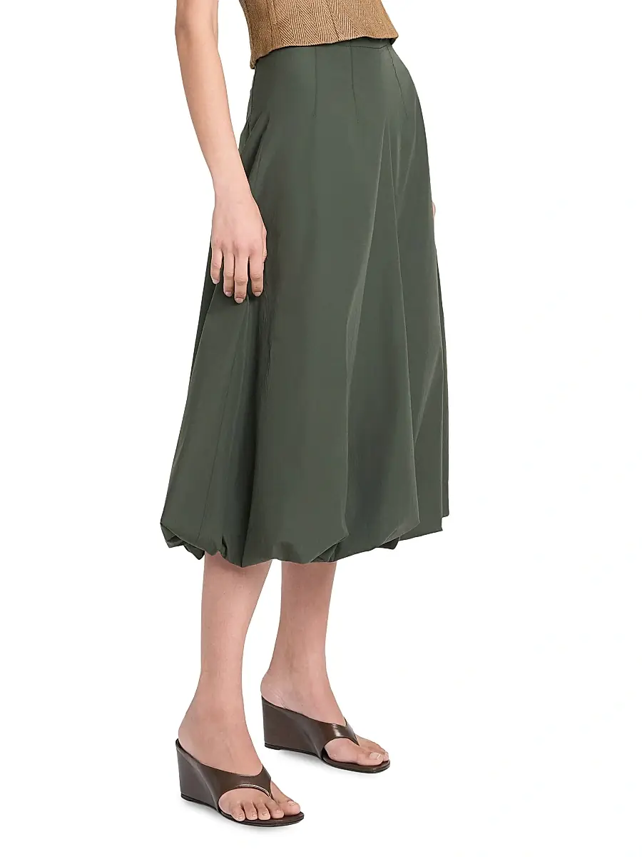 TWP Women's Full Intentions Cotton Bubble Midi-Skirt | Thumbnail 4 TWP Women's Full Intentions Cotton Bubble Midi-Skirt | Thumbnail 4
