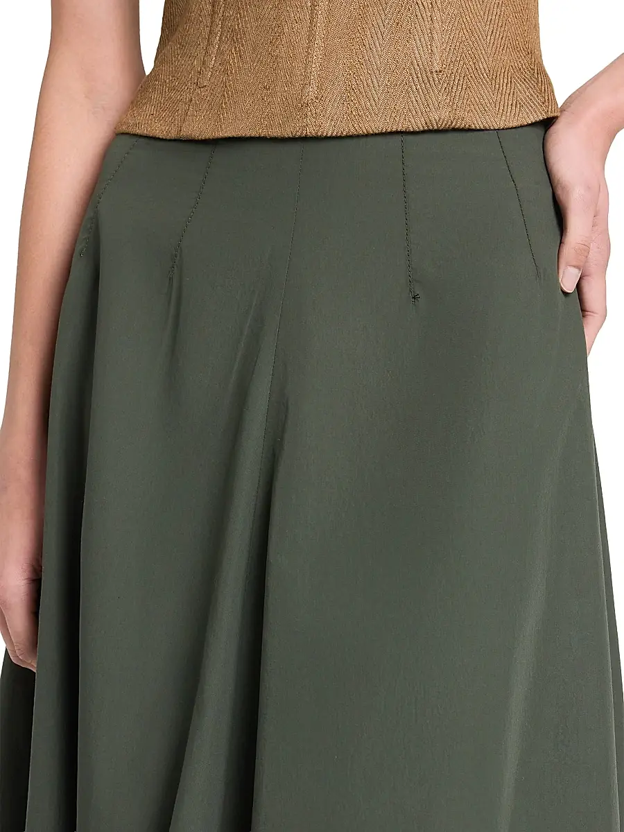 TWP Women's Full Intentions Cotton Bubble Midi-Skirt | Thumbnail 6 TWP Women's Full Intentions Cotton Bubble Midi-Skirt | Thumbnail 6