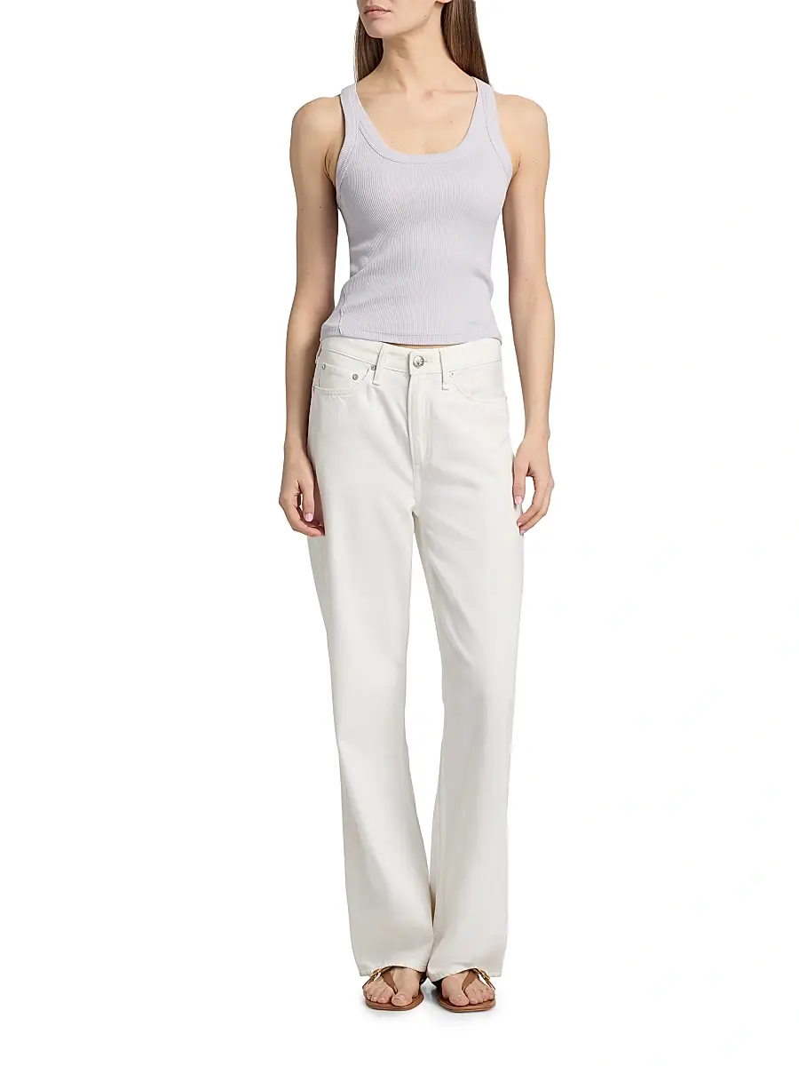 rag & bone Women's The Essential Rib Tank | Thumbnail 2 rag & bone Women's The Essential Rib Tank | Thumbnail 2