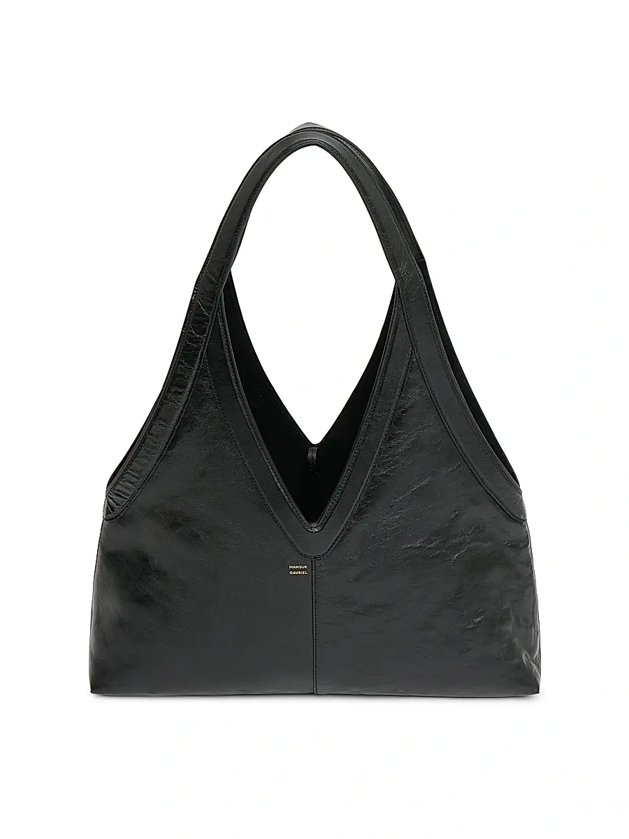 MANSUR GAVRIEL Women's Medium Logo Soft Tote Bag | Thumbnail 3 MANSUR GAVRIEL Women's Medium Logo Soft Tote Bag | Thumbnail 3