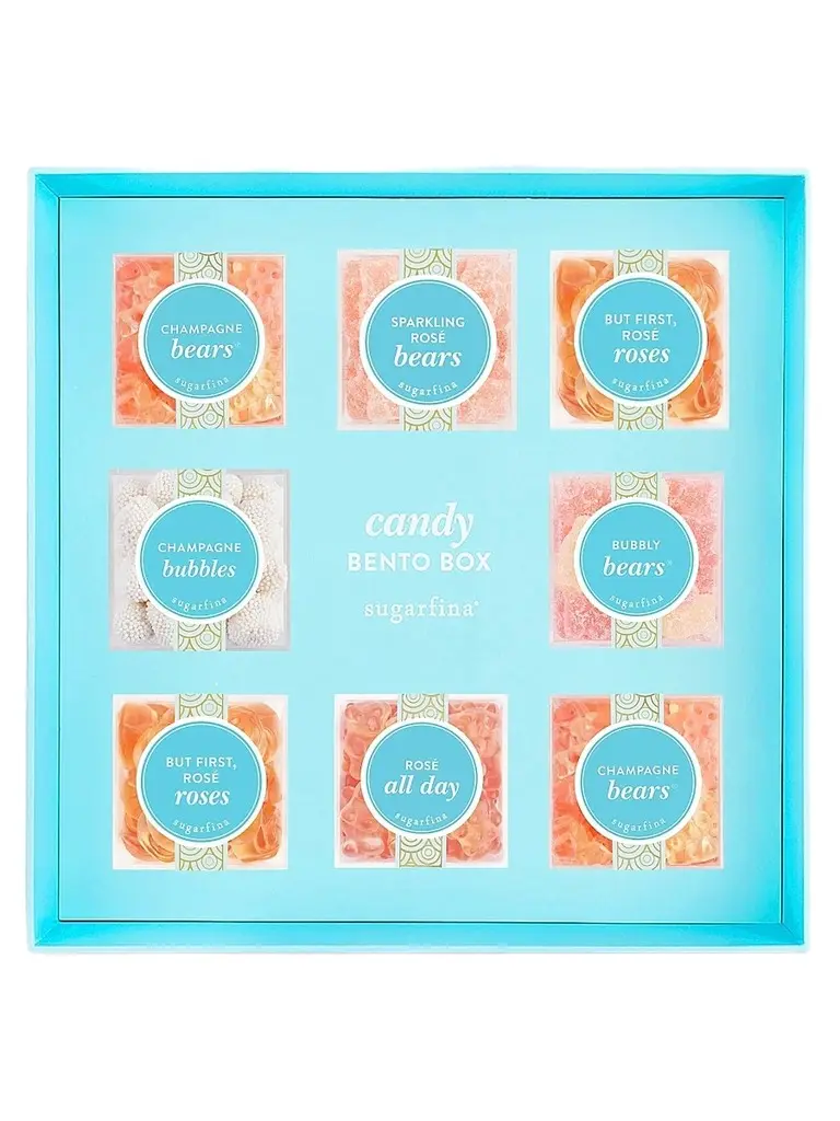 Sugarfina Champagne & Rosé 8-Piece Gummy Bento Box | Image 1 Sugarfina Champagne & Rosé 8-Piece Gummy Bento Box | Image 1