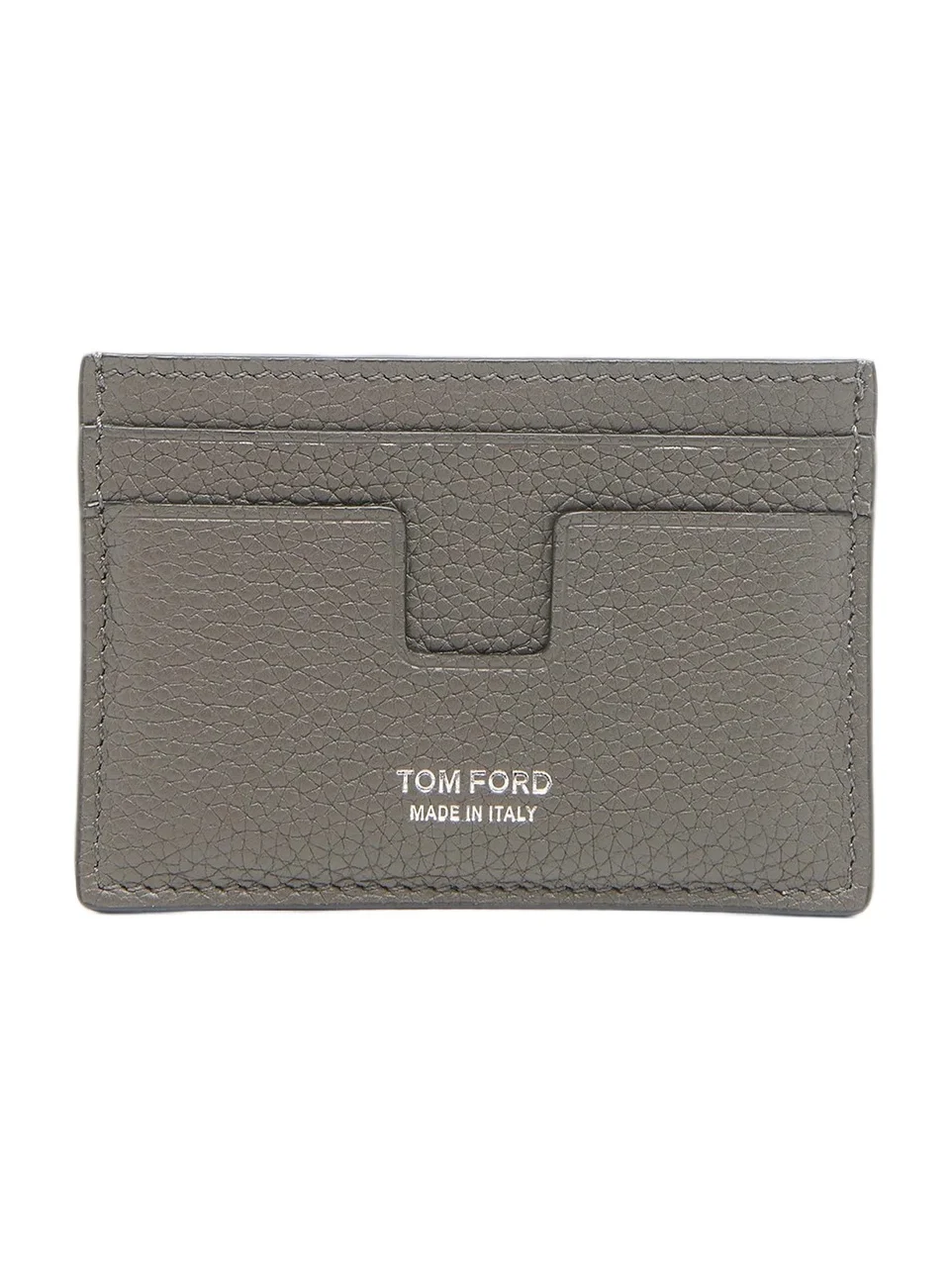 Men's Men's T-Line Grain Leather Card Holder