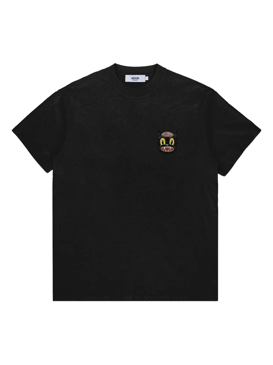 Men's Small Cat Cotton T-Shirt