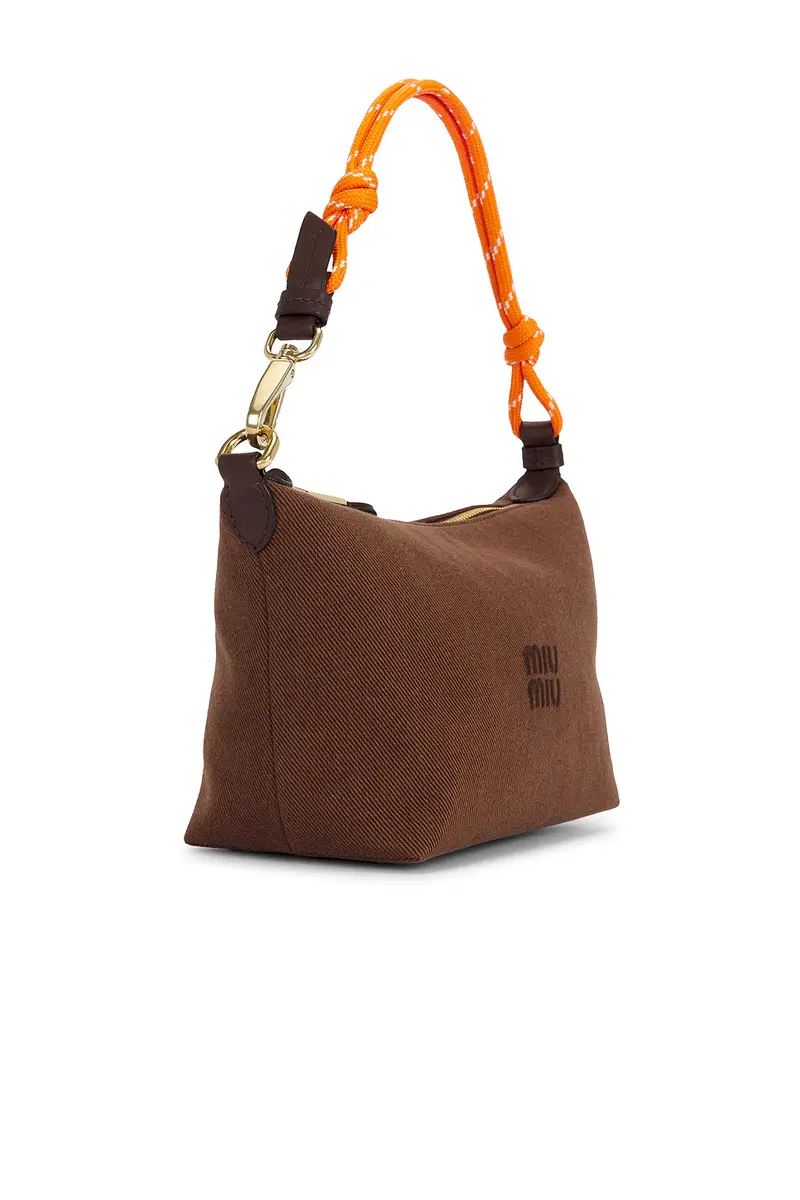 Miu Miu Gabardine Nastro Top Handle Bag | Thumbnail 4 Miu Miu Gabardine Nastro Top Handle Bag | Thumbnail 4
