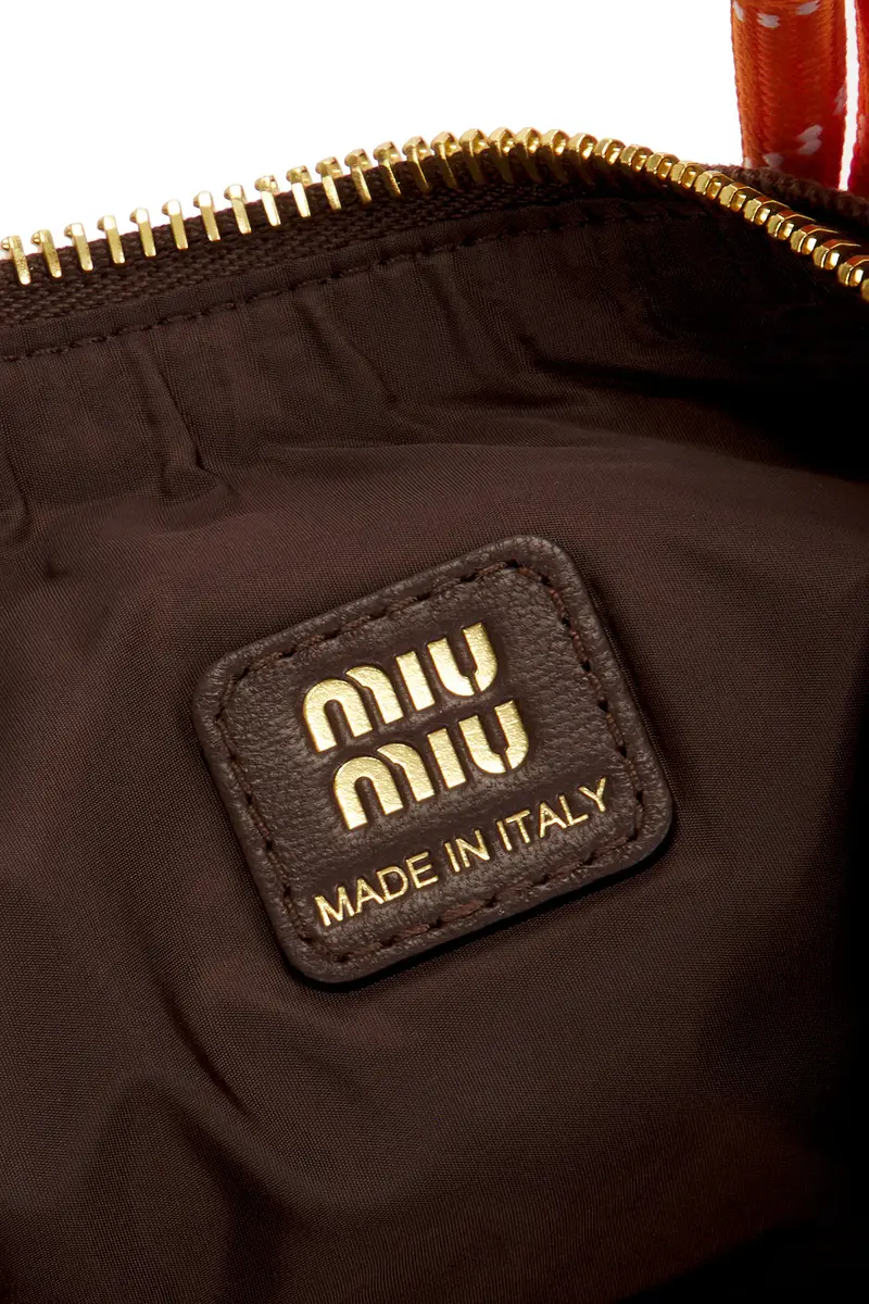 Miu Miu Gabardine Nastro Top Handle Bag | Thumbnail 6 Miu Miu Gabardine Nastro Top Handle Bag | Thumbnail 6