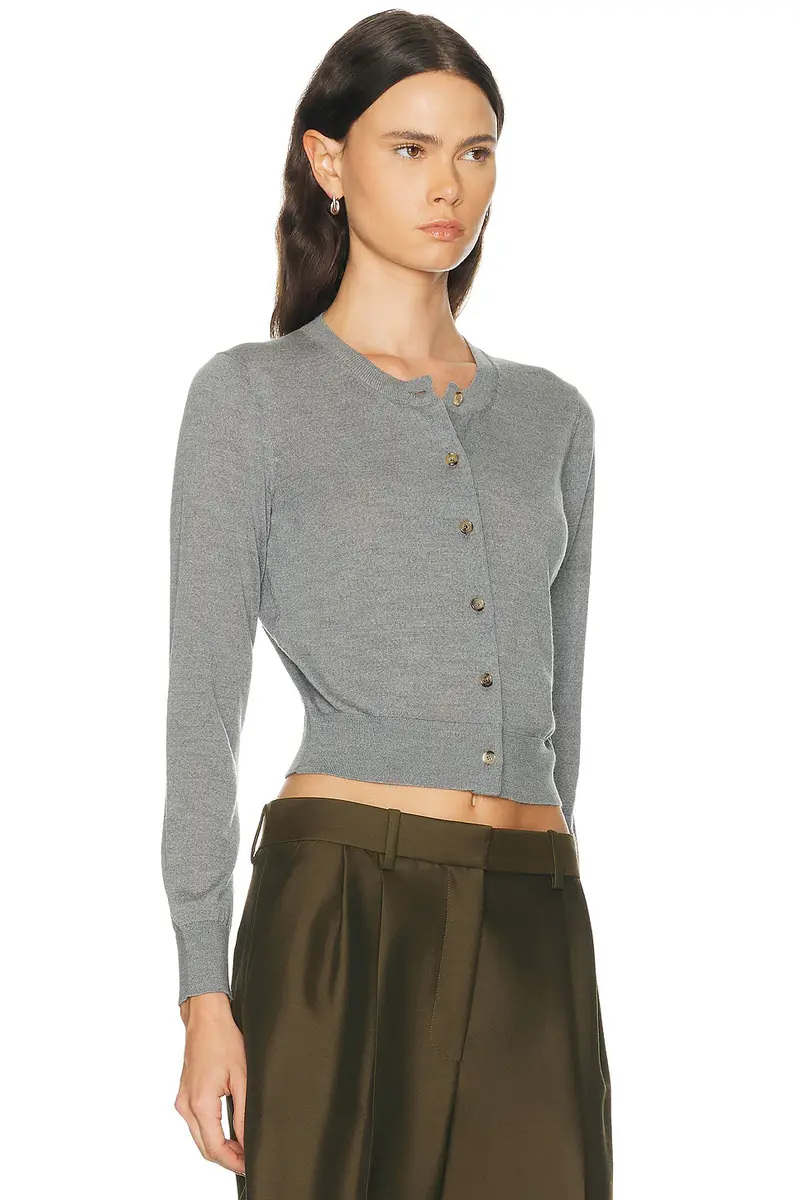 Khaite Tansy Fine Cashmere Cardigan | Thumbnail 2 Khaite Tansy Fine Cashmere Cardigan | Thumbnail 2