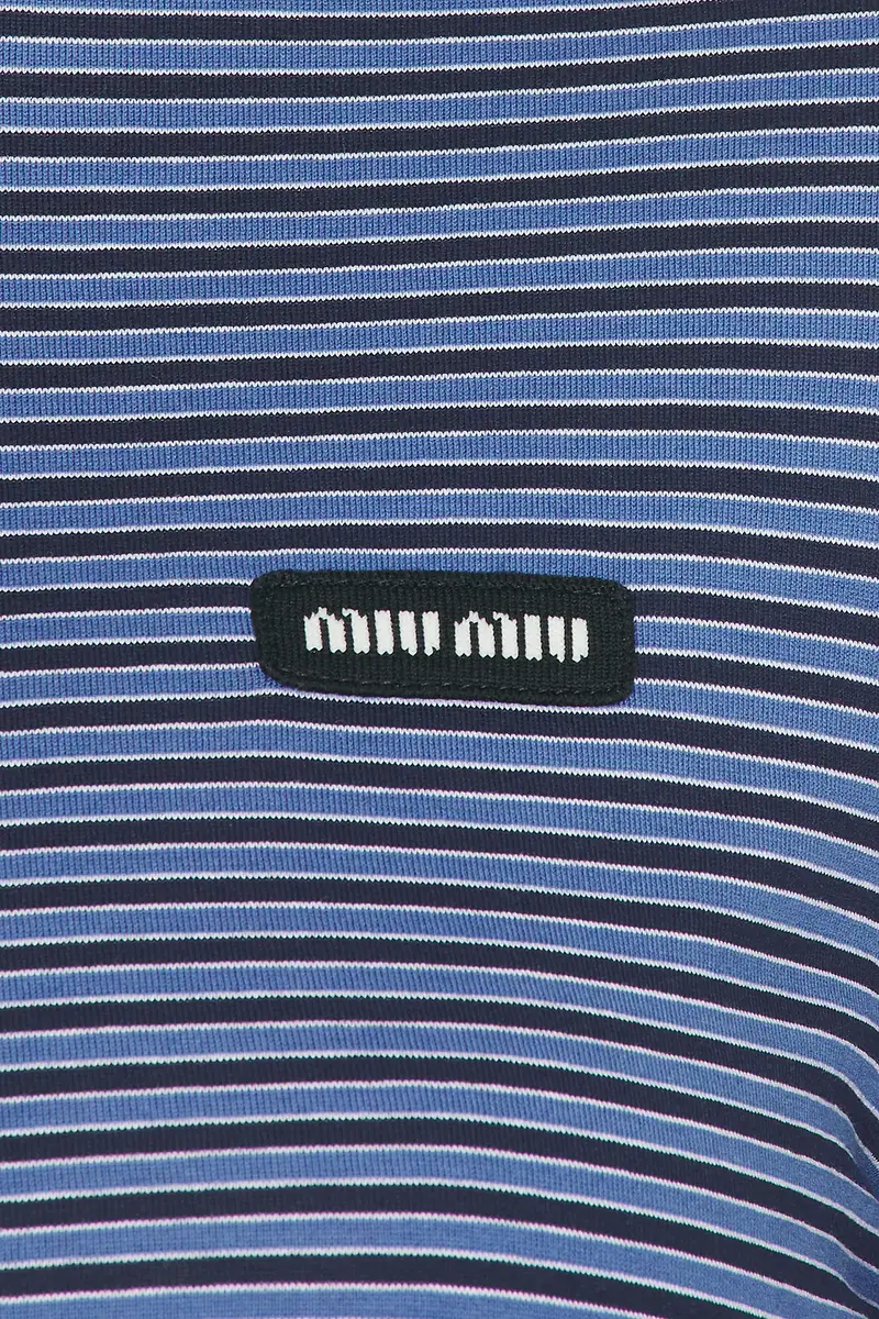 Miu Miu Jersey Dress | Thumbnail 4 Miu Miu Jersey Dress | Thumbnail 4