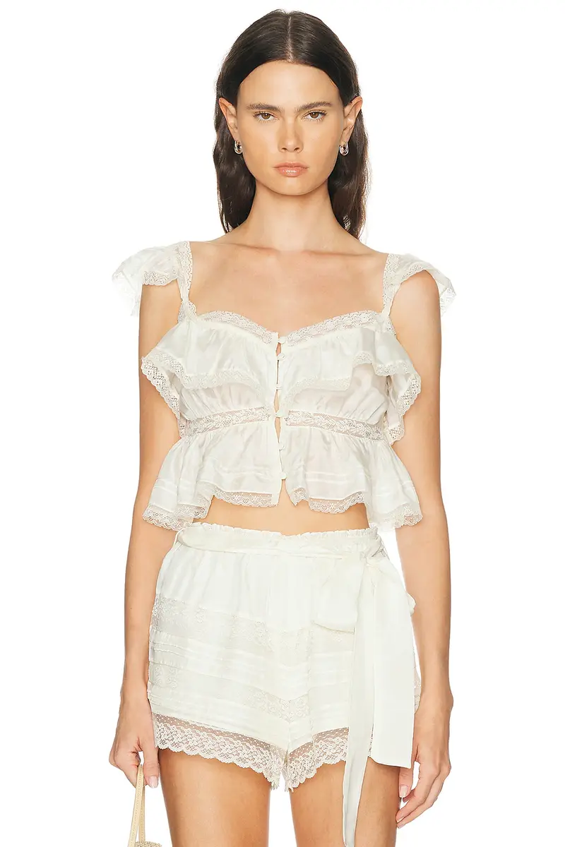 LoveShackFancy Linata Top | Image 1 LoveShackFancy Linata Top | Image 1