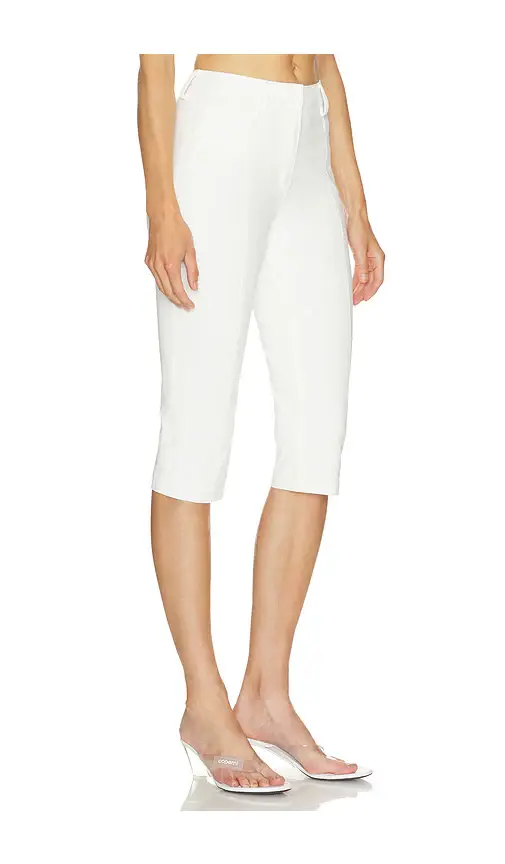 Norma Kamali Pedal Pusher Jeans | Thumbnail 2 Norma Kamali Pedal Pusher Jeans | Thumbnail 2