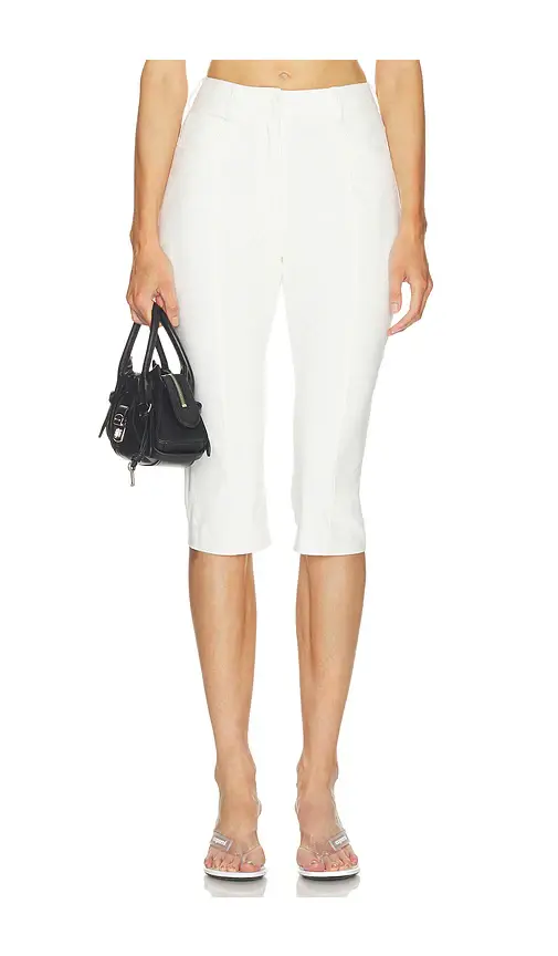 Norma Kamali Pedal Pusher Jeans | Image 1 Norma Kamali Pedal Pusher Jeans | Image 1