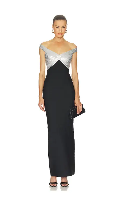The Metallic Bonnie Gown