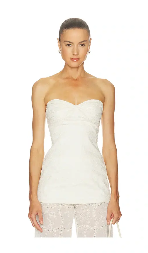 Amanda Uprichard Strapless Soho Tunic | Image 1 Amanda Uprichard Strapless Soho Tunic | Image 1