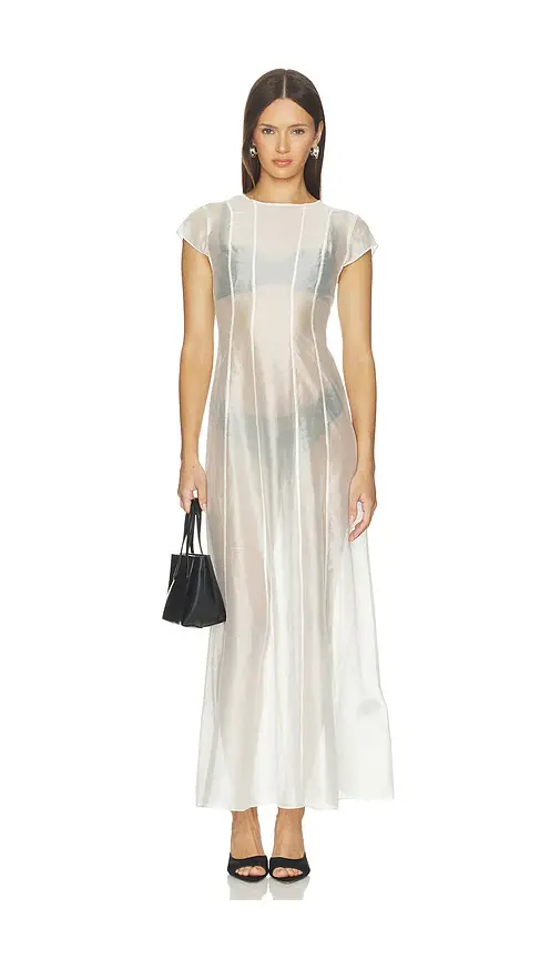 Aligne Carly Sheer Seam Detail Dress | Image 1 Aligne Carly Sheer Seam Detail Dress | Image 1