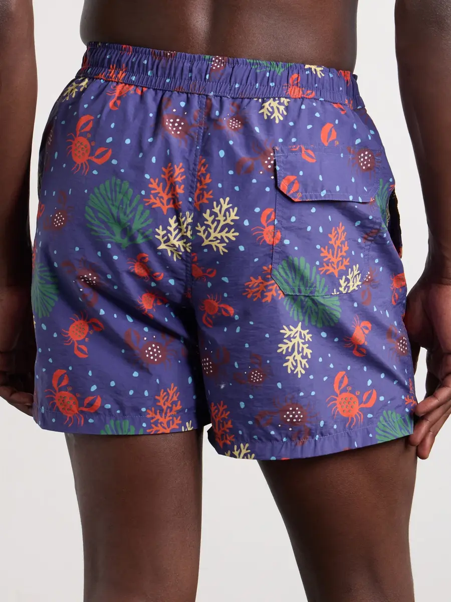 Drake's Straight-Leg Mid-Length Printed Swim Shorts - Men | Thumbnail 3 Drake's Straight-Leg Mid-Length Printed Swim Shorts - Men | Thumbnail 3