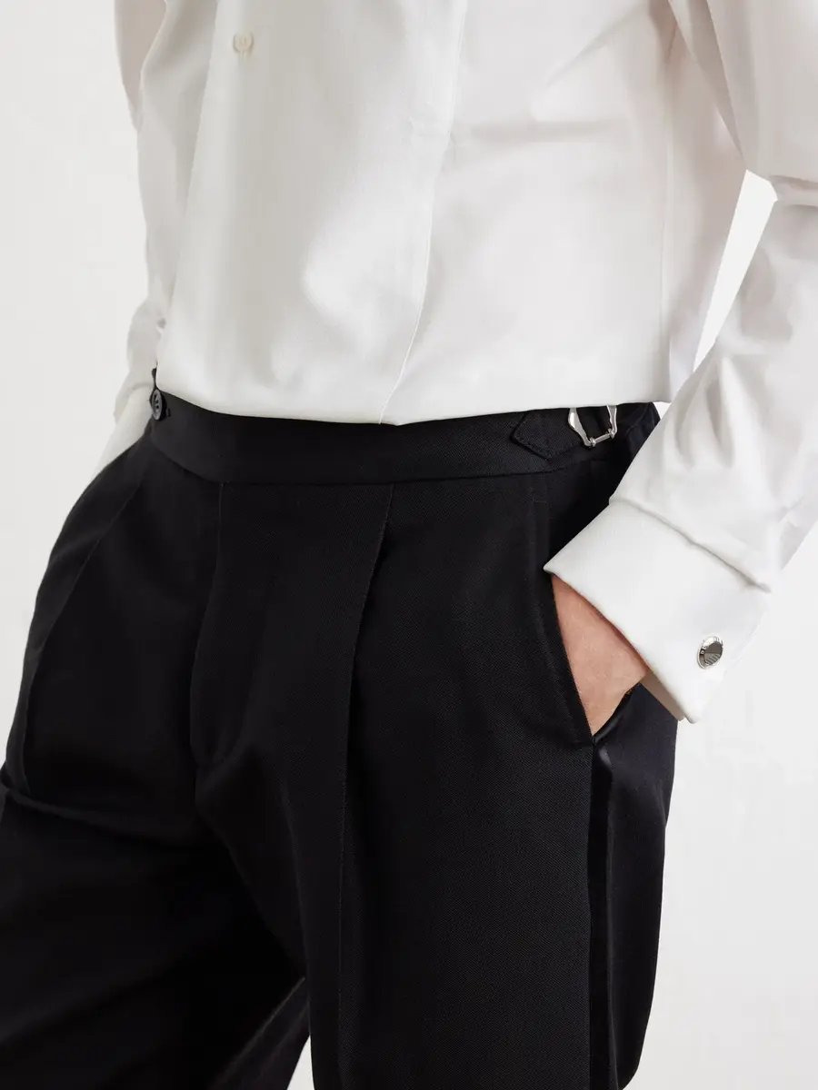 Tom Ford Classic-Collar Cotton-Piqué Shirt - Men | Thumbnail 6 Tom Ford Classic-Collar Cotton-Piqué Shirt - Men | Thumbnail 6