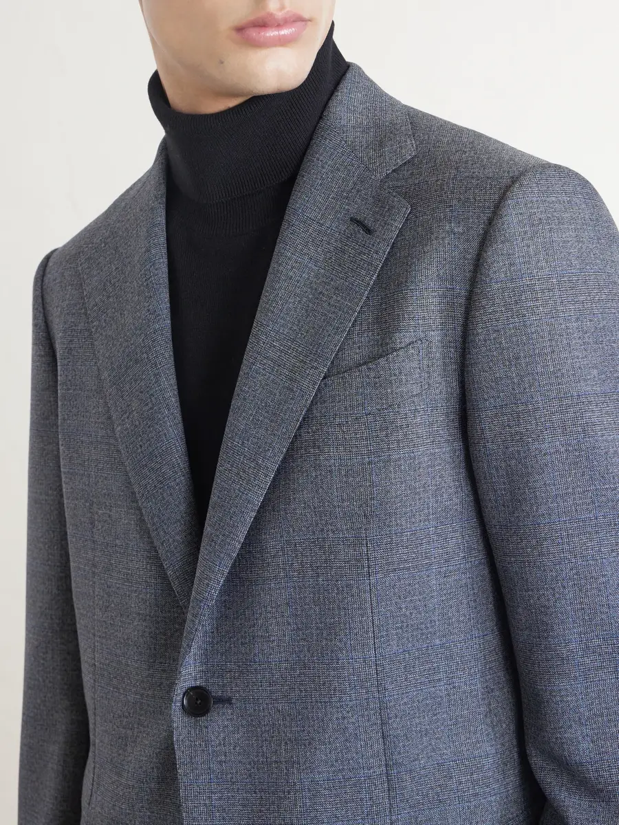 Caruso Norma Prince of Wales Wool Suit Jacket - Men | Thumbnail 5 Caruso Norma Prince of Wales Wool Suit Jacket - Men | Thumbnail 5