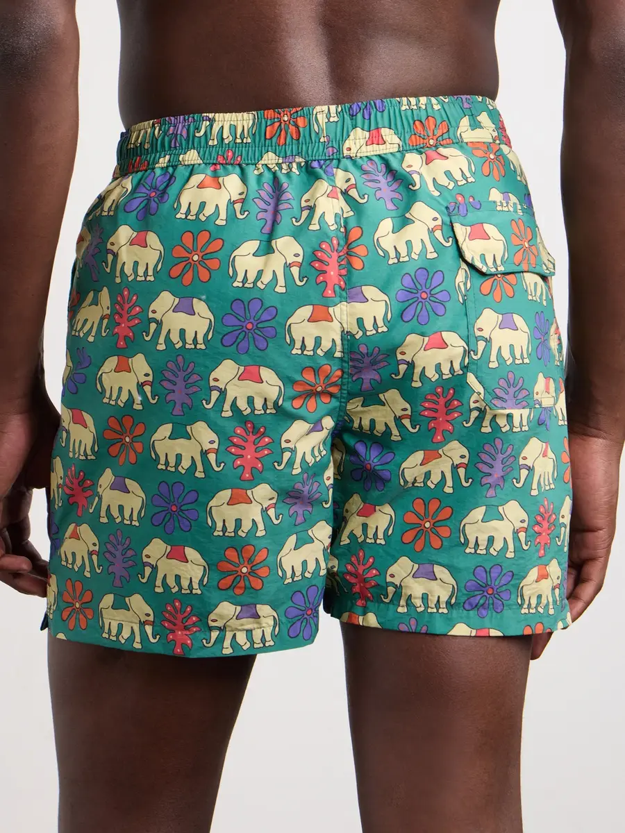 Drake's Straight-Leg Mid-Length Printed Swim Shorts - Men | Thumbnail 3
